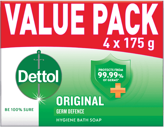 Dettol Original Bath Soap 4x 175g