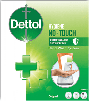 Dettol Liquid Hand Wash No Touch System + Original Refill