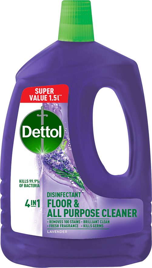 Dettol 4in1 Floor and All Purpose Cleaner Lavender 1,5 L