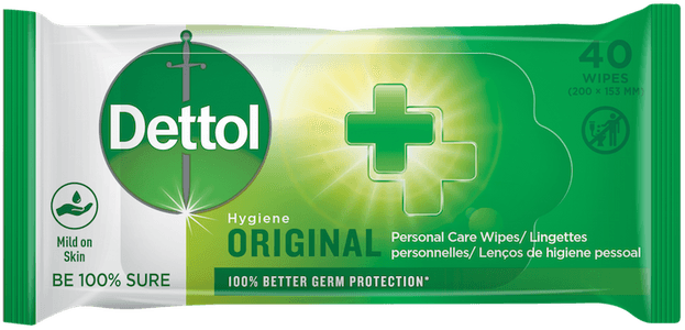 Dettol Personal Care Wipes Original