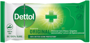 Dettol Personal Care Wipes Original 40's