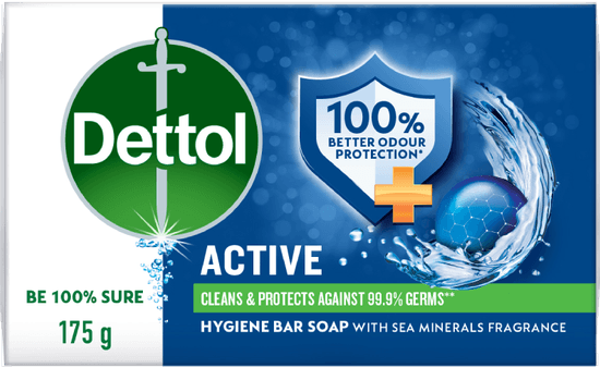 Dettol Active Bar Soap 175g